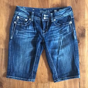 Miss Me Bermuda Shorts. Size 28.